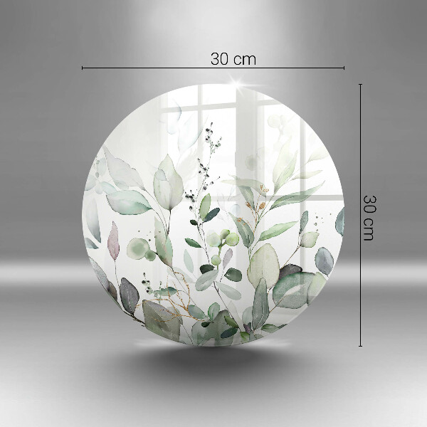 Üveg vágódeszka Akvarell növények