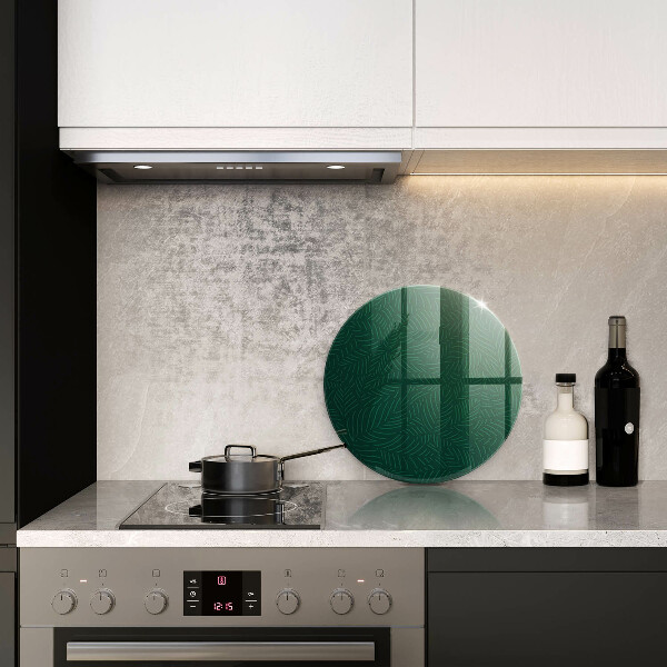 Üveg vágódeszka Minimalista levelek