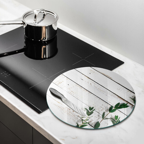 Üveg vágódeszka Régi táblák és levelek