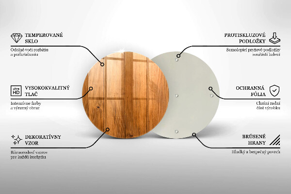 Üveg vágódeszka Fadeszkák