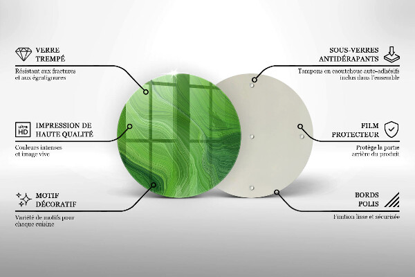 Üveg vágódeszka Absztrakt textúra