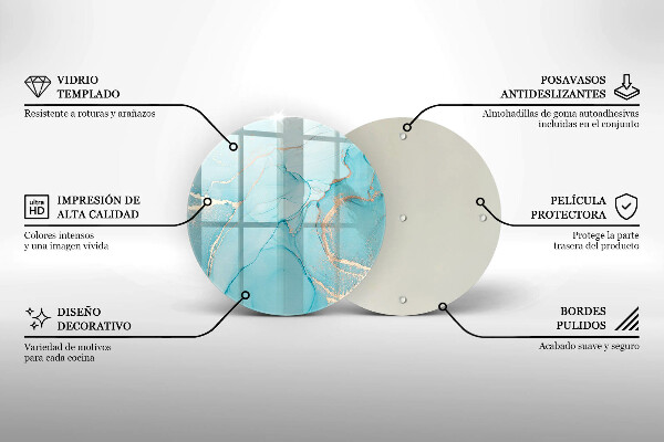 Üveg vágódeszka Kő absztrakció