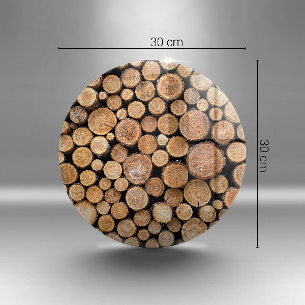 Üveg vágódeszka Fatörzsek