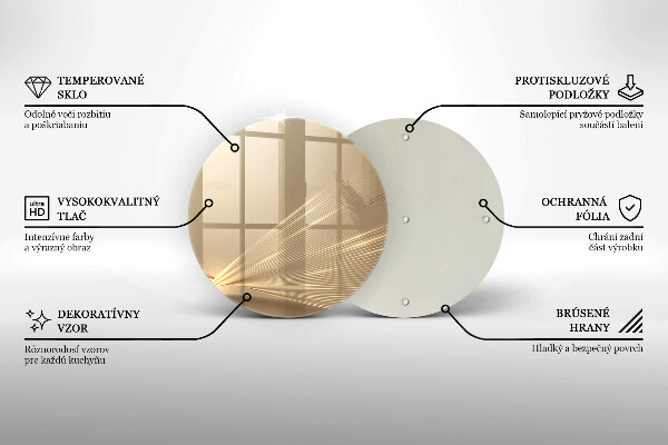 Üveg vágódeszka Modern absztrakció