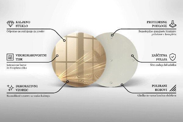 Üveg vágódeszka Modern absztrakció