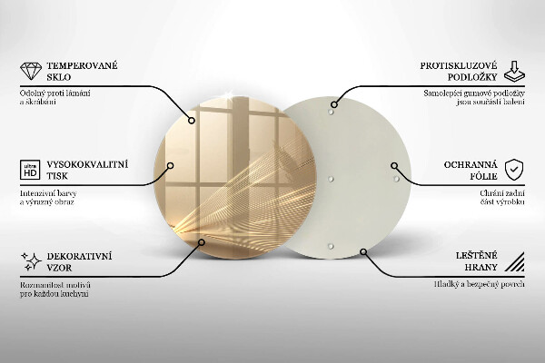 Üveg vágódeszka Modern absztrakció