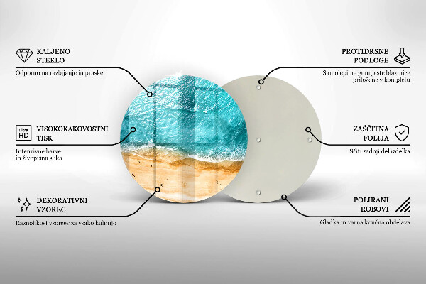 Üveg vágódeszka Tengerpart és tenger