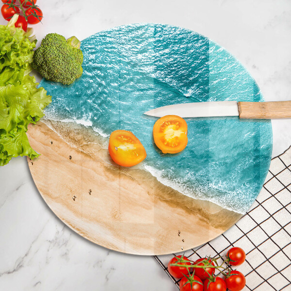 Üveg vágódeszka Tengerpart és tenger