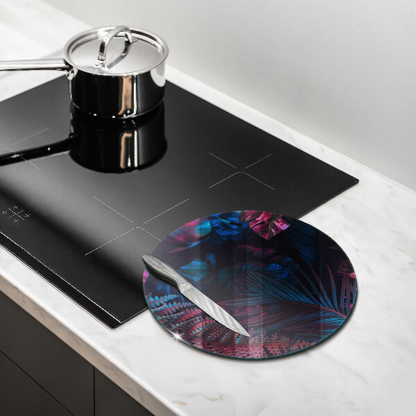 Üveg vágódeszka Sötét dzsungel