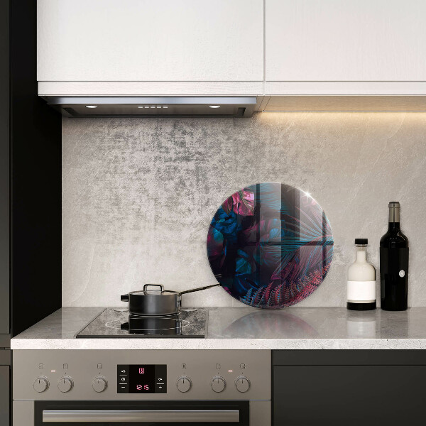 Üveg vágódeszka Sötét dzsungel