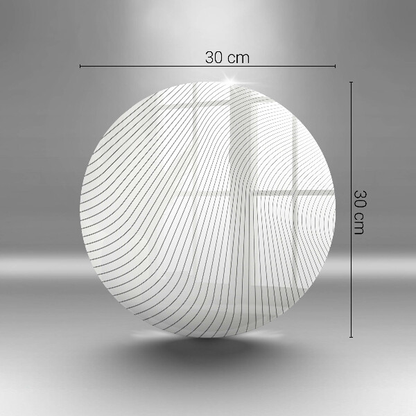 Üveg vágódeszka Modern vonalak minta