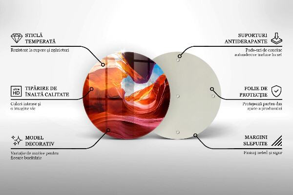 Üveg vágódeszka Canyon szikla táj