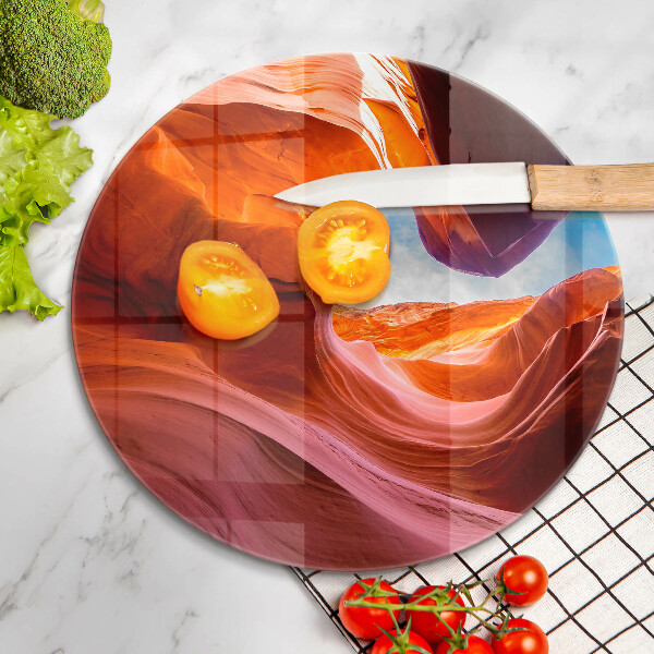 Üveg vágódeszka Canyon szikla táj