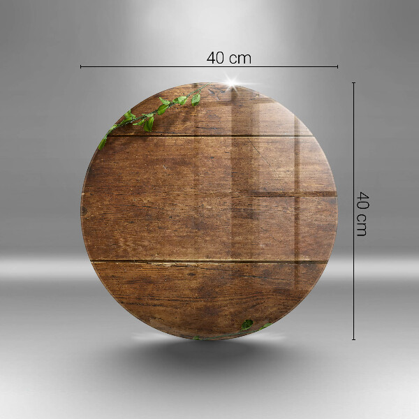 Üveg vágódeszka Fa táblák és levelek