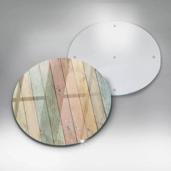 Üveg vágódeszka Színes vintage táblák