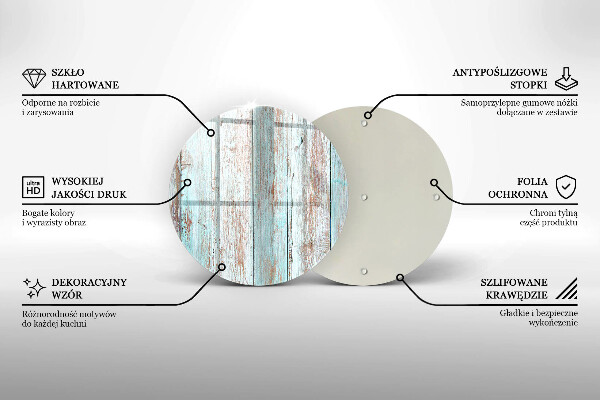 Üveg vágódeszka Régi vintage táblák