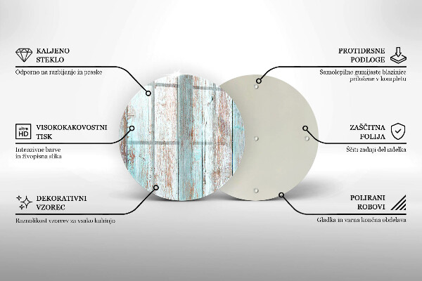 Üveg vágódeszka Régi vintage táblák