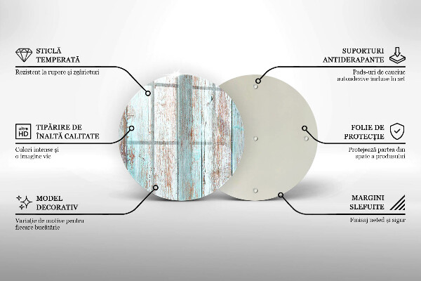 Üveg vágódeszka Régi vintage táblák