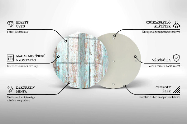 Üveg vágódeszka Régi vintage táblák