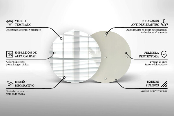 Üveg vágódeszka Modern szerkezet
