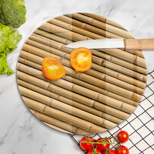 Üveg vágódeszka Természet boho bambusz