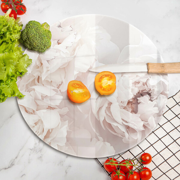 Üveg vágódeszka Pasztell bazsarózsa