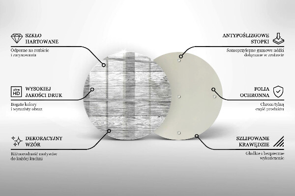 Üveg vágódeszka Régi fa táblák