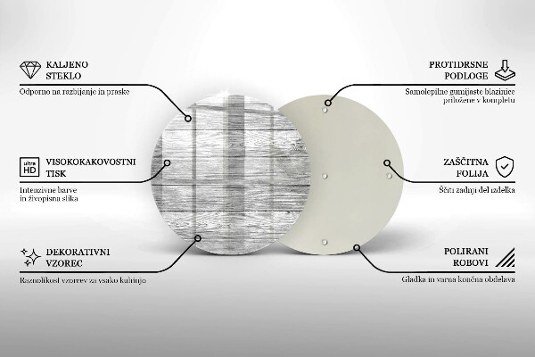 Üveg vágódeszka Régi fa táblák