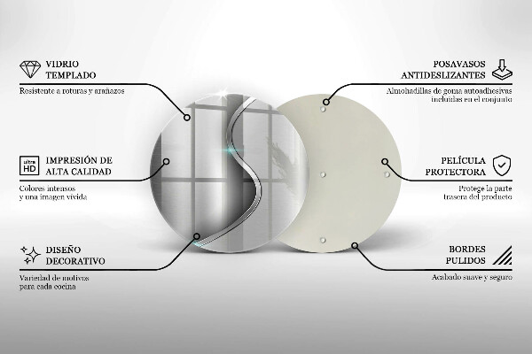 Üveg vágódeszka Absztrakt ezüst fém