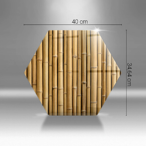 Üveg vágódeszka Természet boho bambusz