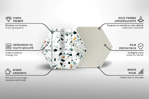 Üveg vágódeszka Könnyű kőedény