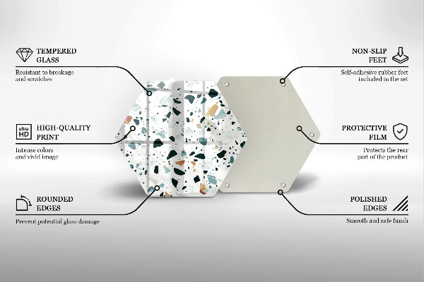 Üveg vágódeszka Könnyű kőedény