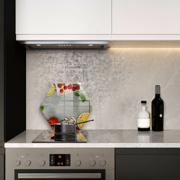 Üveg vágódeszka Konyhai étel