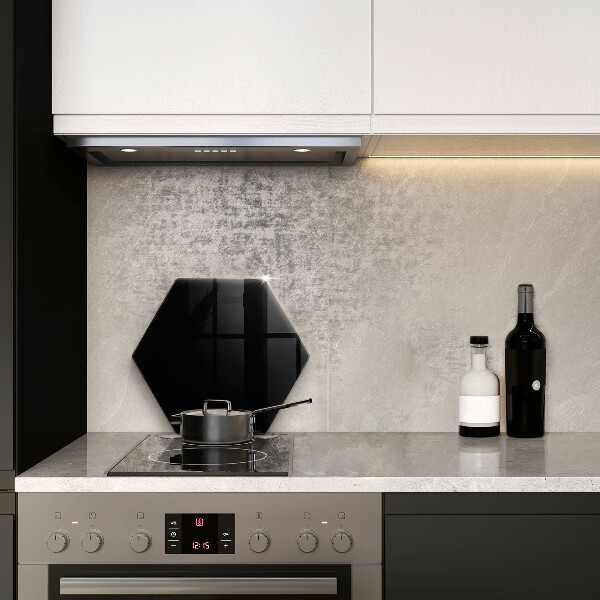 Üveg vágódeszka Fekete szín