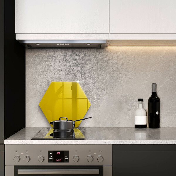 Üveg vágódeszka Sárga