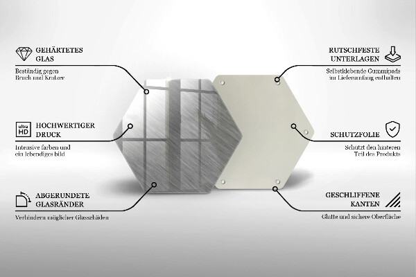 Üveg vágódeszka Fém textúra háttér