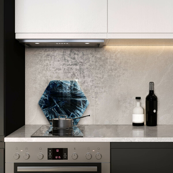 Üveg vágódeszka Éles jég szerkezete