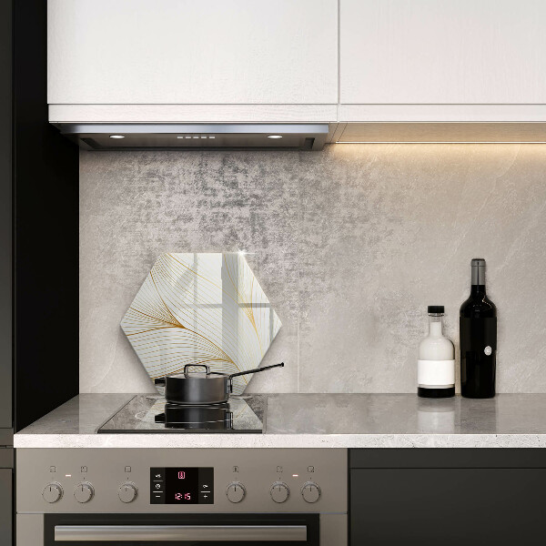 Üveg vágódeszka Modern vonalak minta