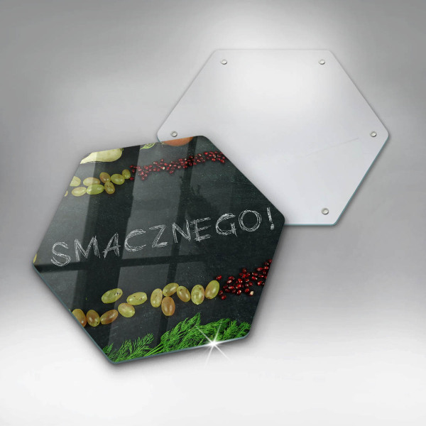 Üveg vágódeszka Felirat Jó étvágyat!