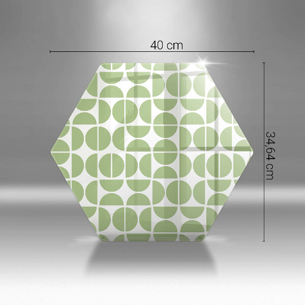 Üveg vágódeszka Boho formák mintája