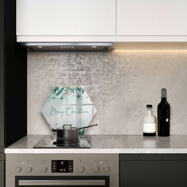 Üveg vágódeszka Merry Christmas