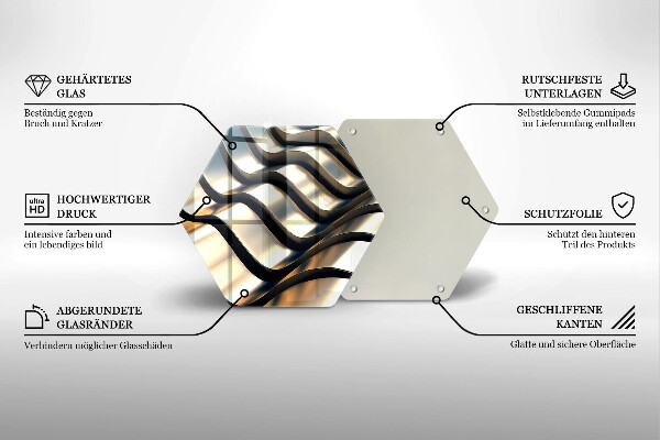 Üveg vágódeszka 3D fém formák