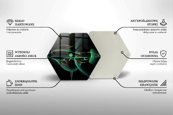 Üveg vágódeszka Modern absztrakció