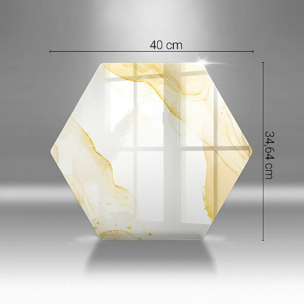 Üveg vágódeszka Arany absztrakció