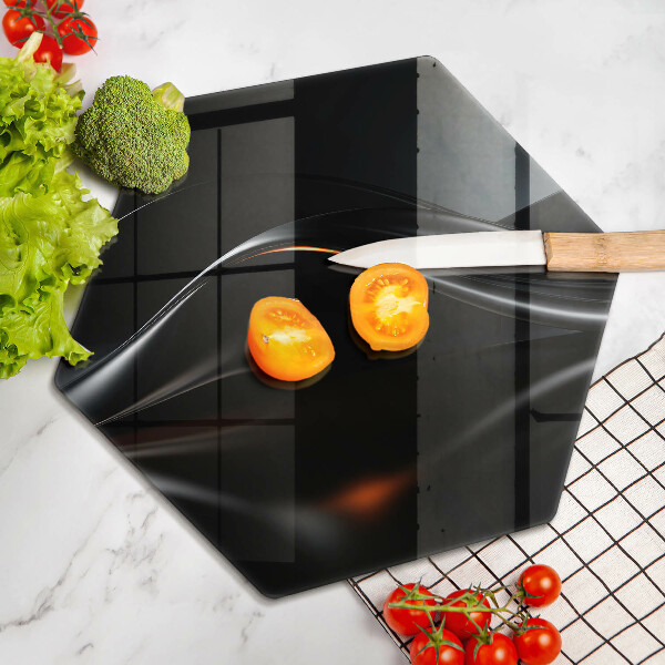 Üveg vágódeszka Absztrakt 3D-s tervezés