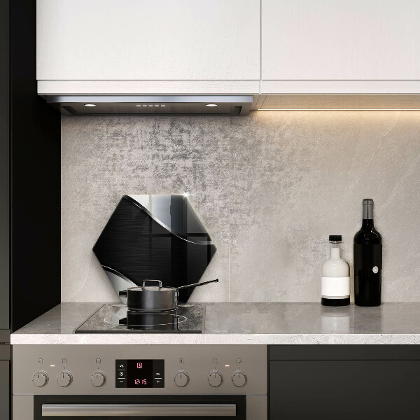 Üveg vágódeszka Fém absztrakció