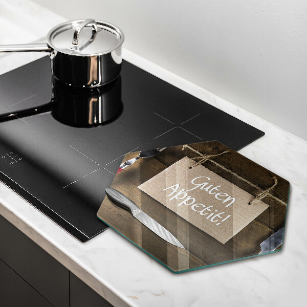 Üveg vágódeszka Guten Apetit