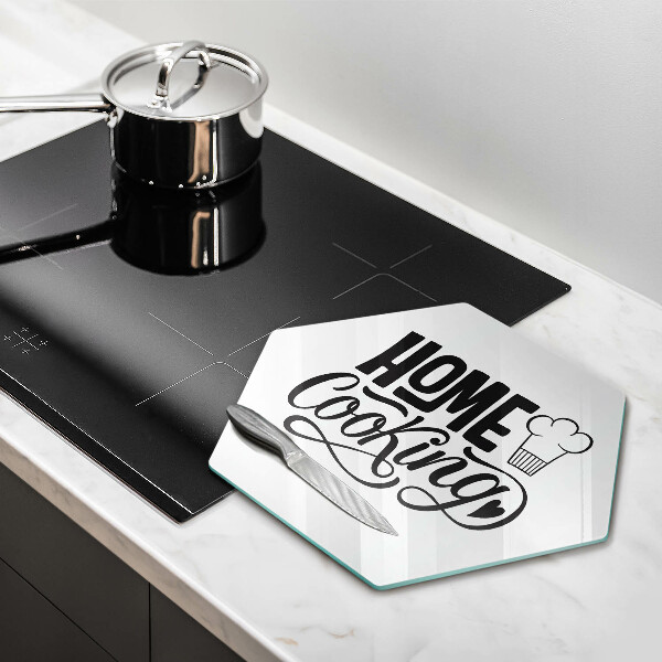 Üveg vágódeszka Home cooking