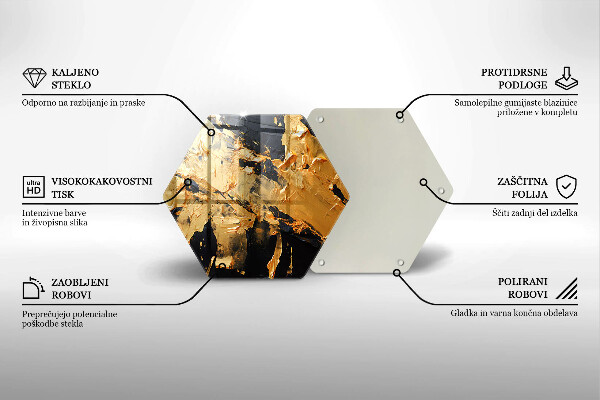 Üveg vágódeszka Elegáns festék textúra