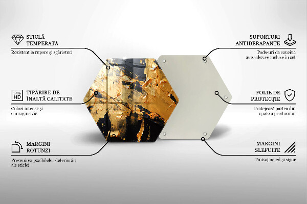 Üveg vágódeszka Elegáns festék textúra